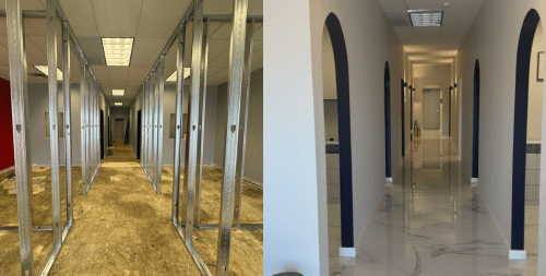 Commercial tenant improvement build-out by Sanchez Construction Commercial tenant improvement build-out by Sanchez Construction